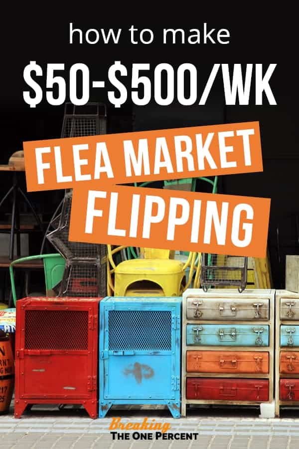 how to make money off flea markets